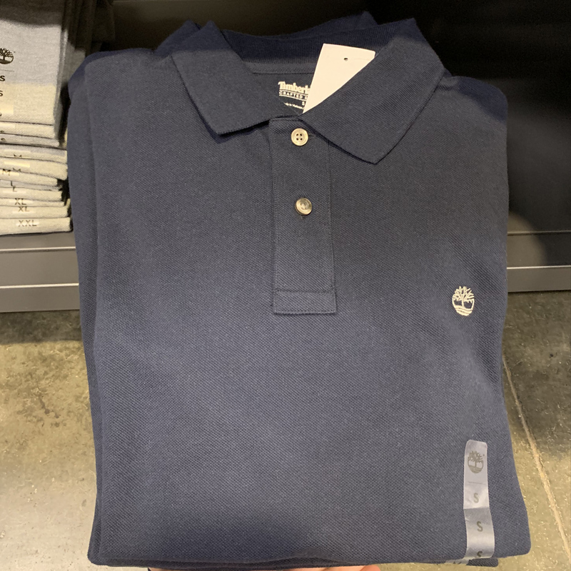 Timberland 添柏岚男士短袖t恤纯棉夏季商务半袖帅气翻领polo衫