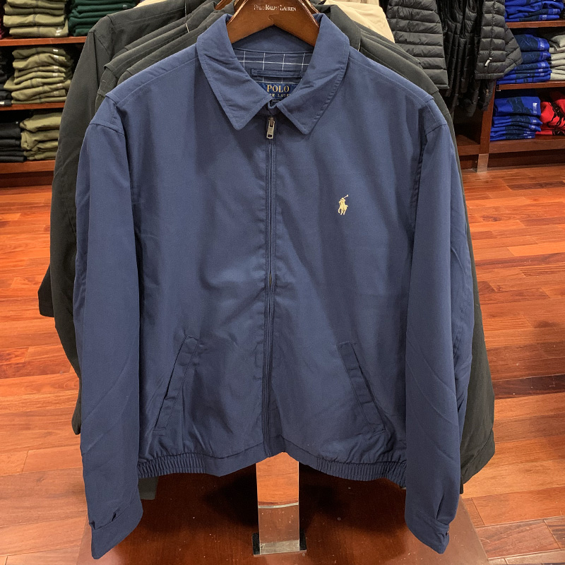 可可欣雨Polo Ralph Lauren 外套男士秋季小马标商务休闲翻领夹克