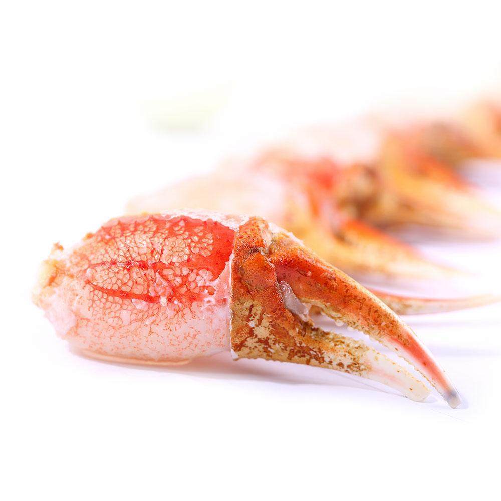 生冻鳕蟹蟹钳雪蟹去壳钳肉半壳螃蟹脚蟹腿肉蟹脚