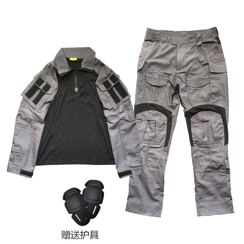 GEN3蛙服战术服套装黑灰藏蓝色G3户外训练服两件套战队套服迷彩服