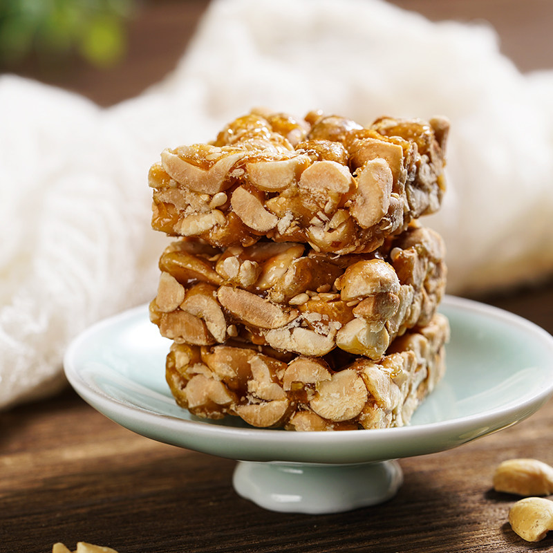 手工花生酥糖香味传统老式糕点正宗潮汕点心传统中式糕点