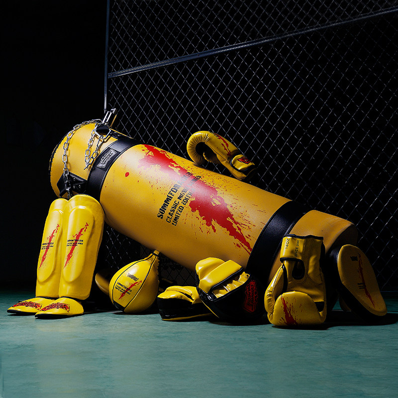 summitdragon影视拳击沙袋吊式实心沙包另有人体不倒翁拳击沙袋