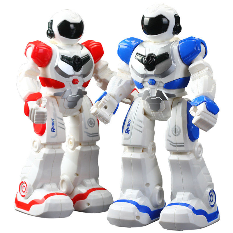 小孩子儿童智能遥控机器人玩具23周岁456电动男女电动