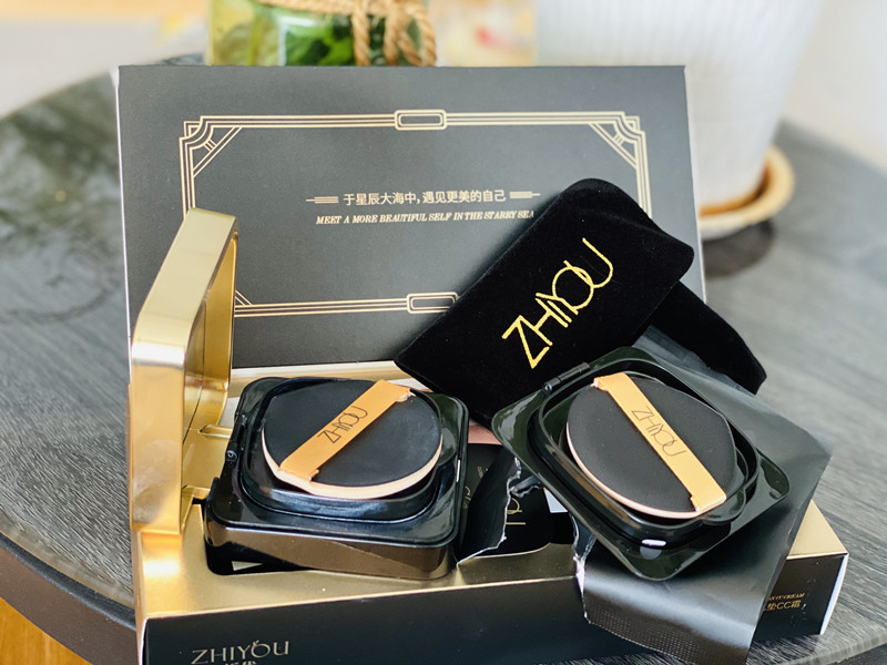 付爱宝栀优光感无瑕焕颜气垫cc霜遮滋润持久bb霜