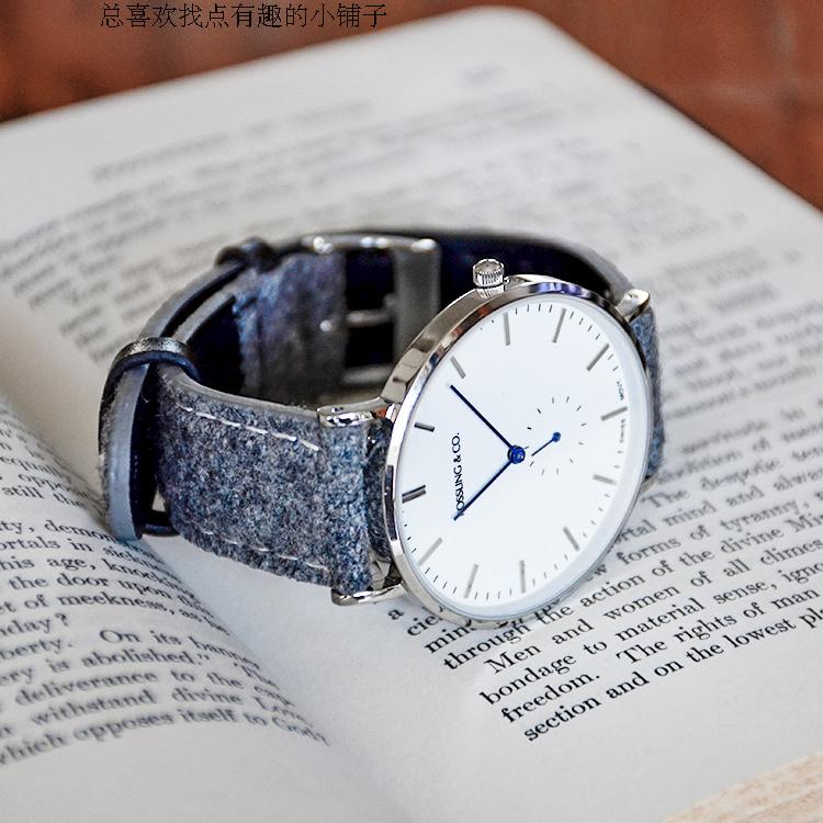 加拿大新款 Rossling & Co手表超薄多色简约石英男女腕表进口包邮