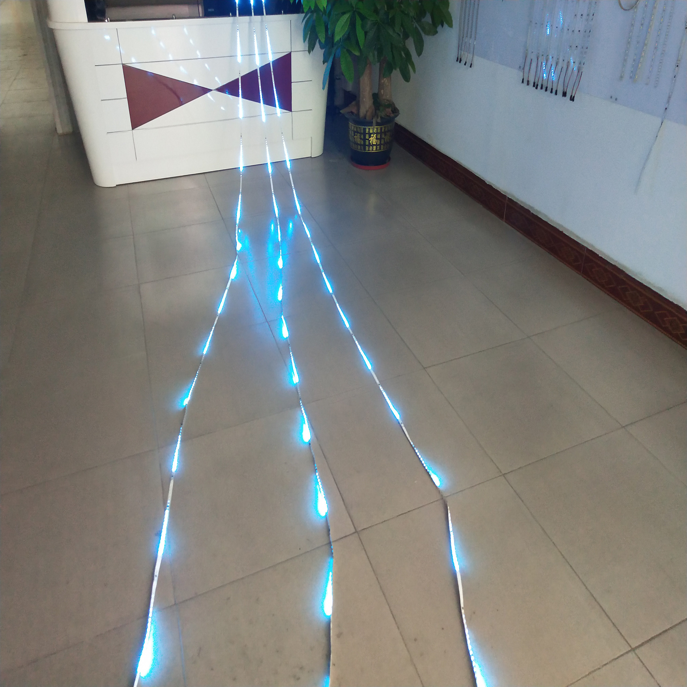 流光流水追光灯带条ktv招牌制作门头七彩跑马led灯带