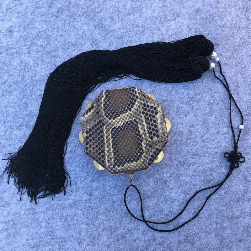 曲艺单弦八角鼓手手鼓说唱蟒皮打击单面鼓檀其它民族乐器