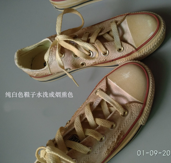 做旧春季时尚破洞低帮帆布布鞋学生运动休闲鞋复古帆布鞋