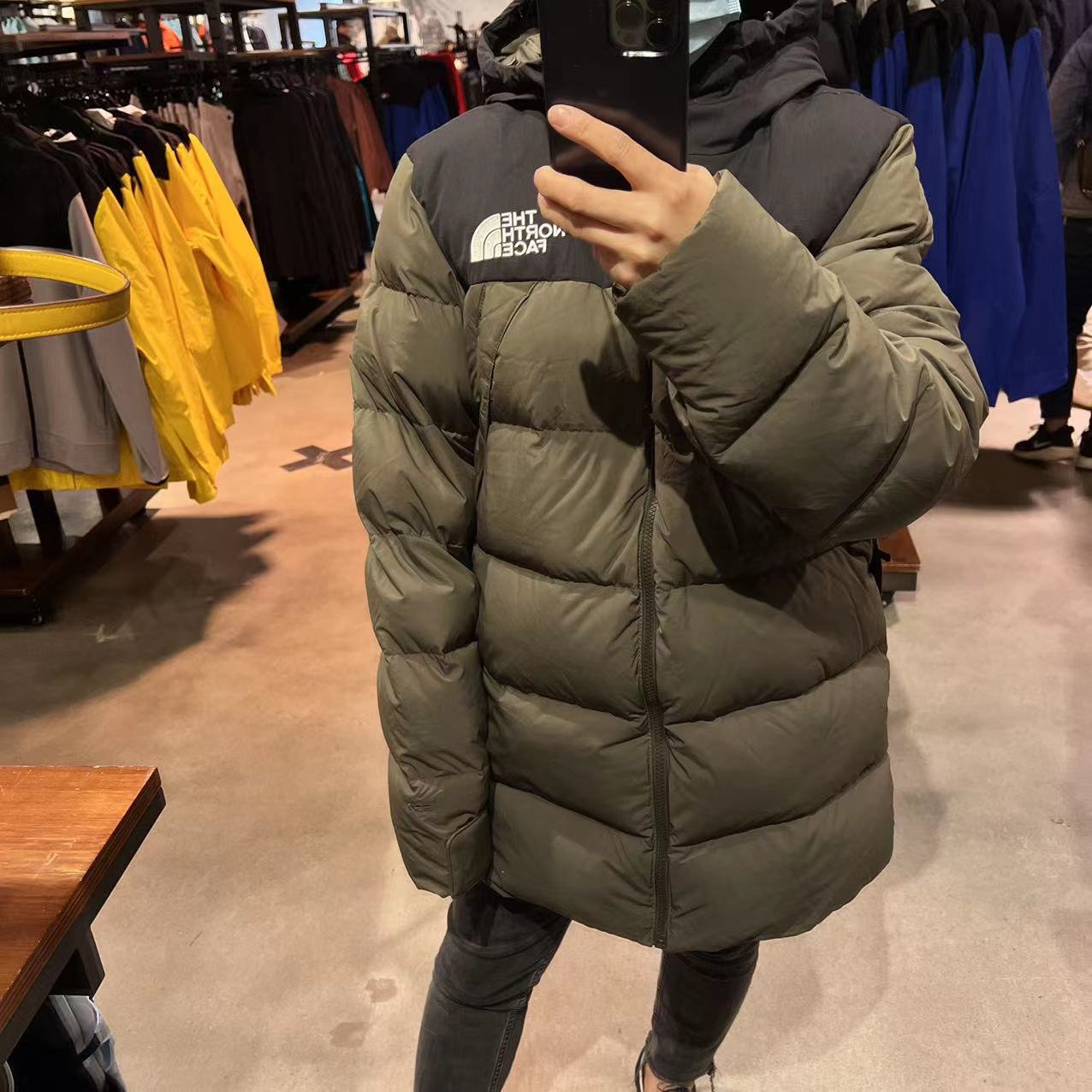 美国现货 北面超保暖款男士550蓬75充绒厚款面包服连帽羽绒服