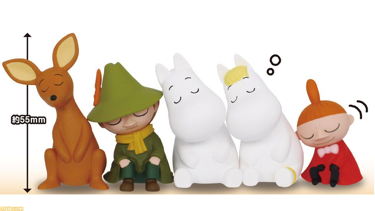 姆明日本takaratomy正版扭蛋卡通卡通人人物摆件盒蛋