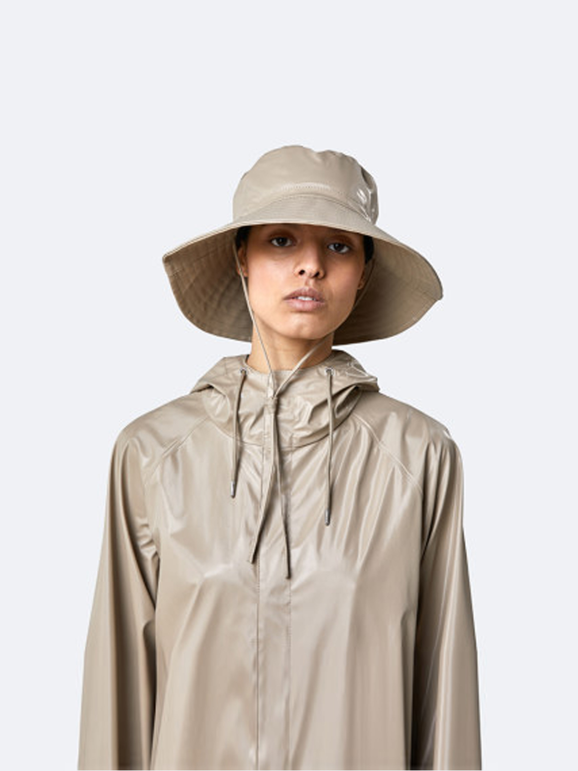 rainsbooniehat防水遮阳休闲简约时尚渔夫帽抽绳男女同款