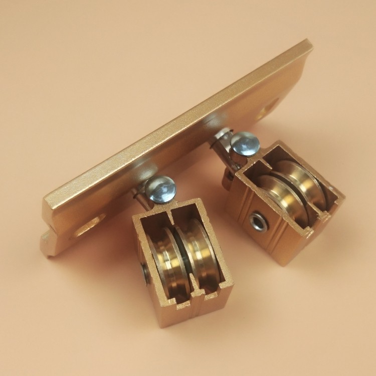 手摇双杆升降晾衣架配件转角晒衣架万向定位器转向器置地