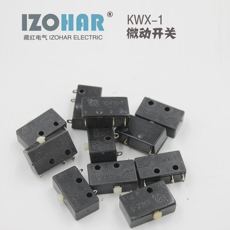 小型型号复位点动按钮微动开关kw4ozkwx1一开限位开关
