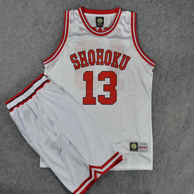 灌篮高手球衣队服湘北13号左左冈智套装背心训练篮球服