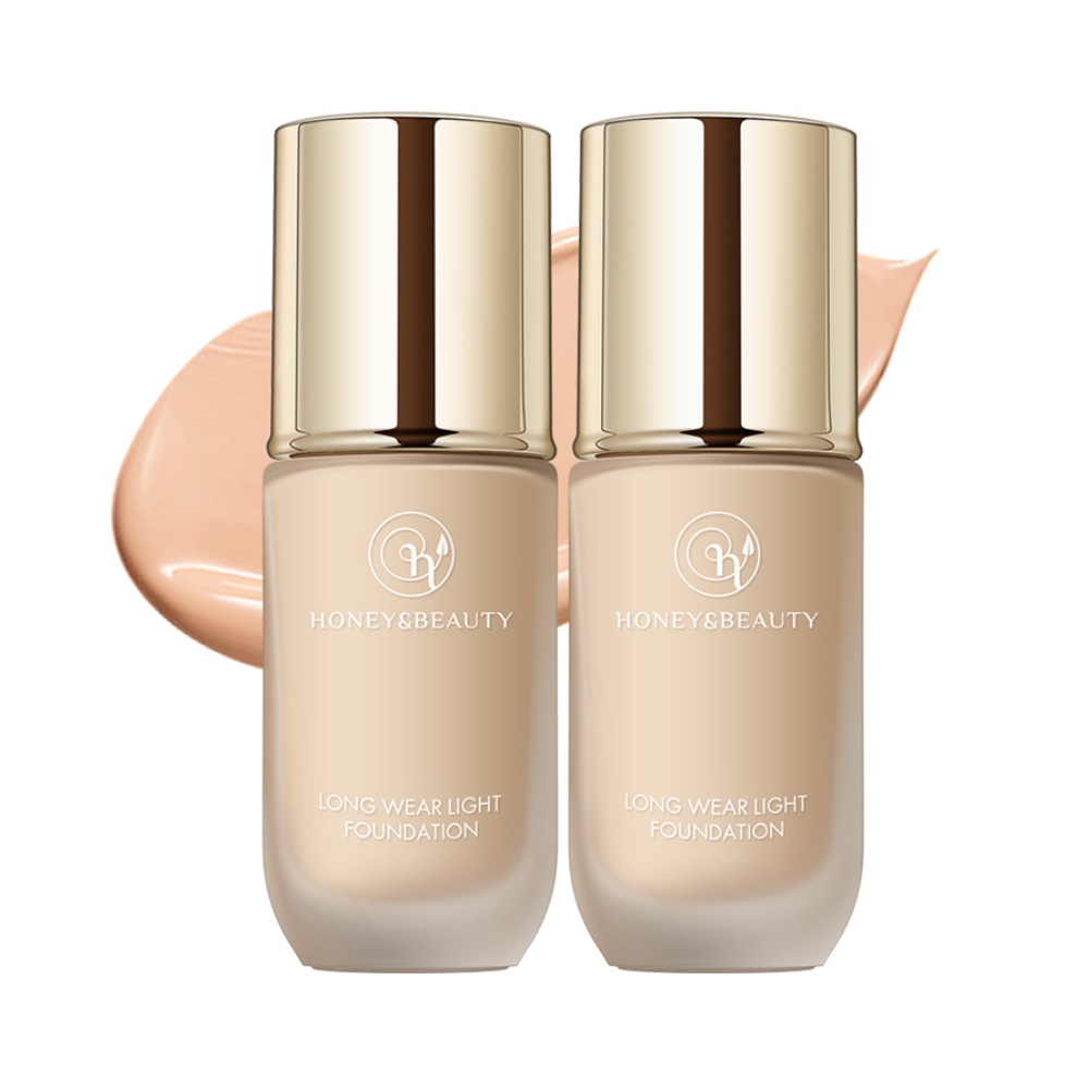 透蜜粉底液持久保湿遮瑕膏水润控油裸妆bb霜女学生平价正品化妆品