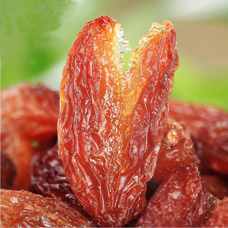 新疆提干红提大漠免洗葡萄干特级红香无籽颗粒葡萄干