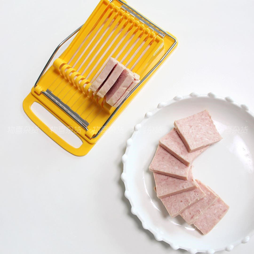 切片日本进口午餐多功能火腿肠香蕉鸡蛋皮蛋松花蛋切蛋器