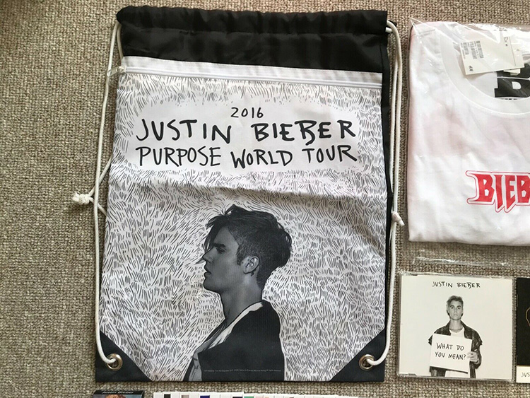 justinbieberpurposeworldtourhm贾斯汀比伯白色t恤