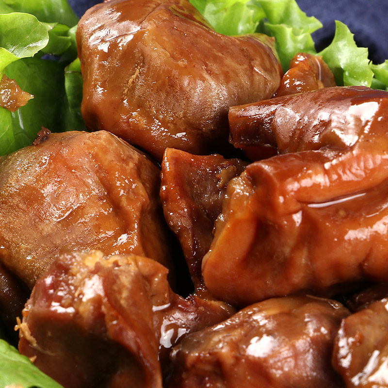 大庄牌五香鸡胗真空卤味熟食零食即食小吃山东特产6袋礼盒装包装