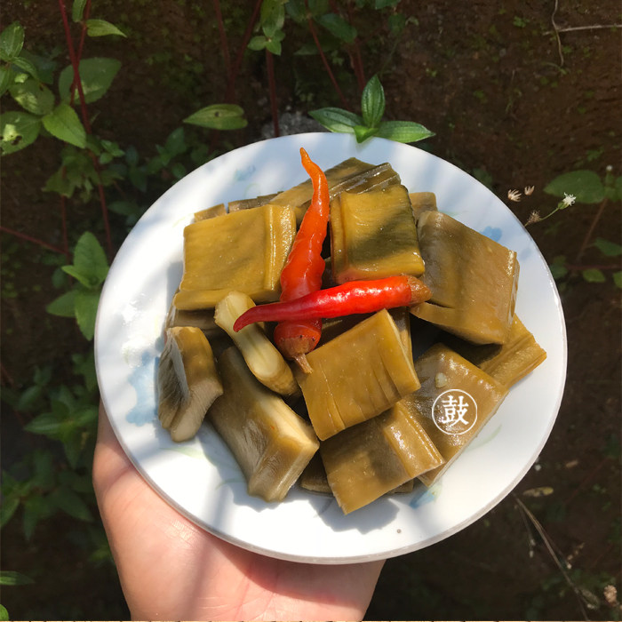 开胃胃酸刀豆咸菜江西农家老坛腌制泡菜下饭腌制