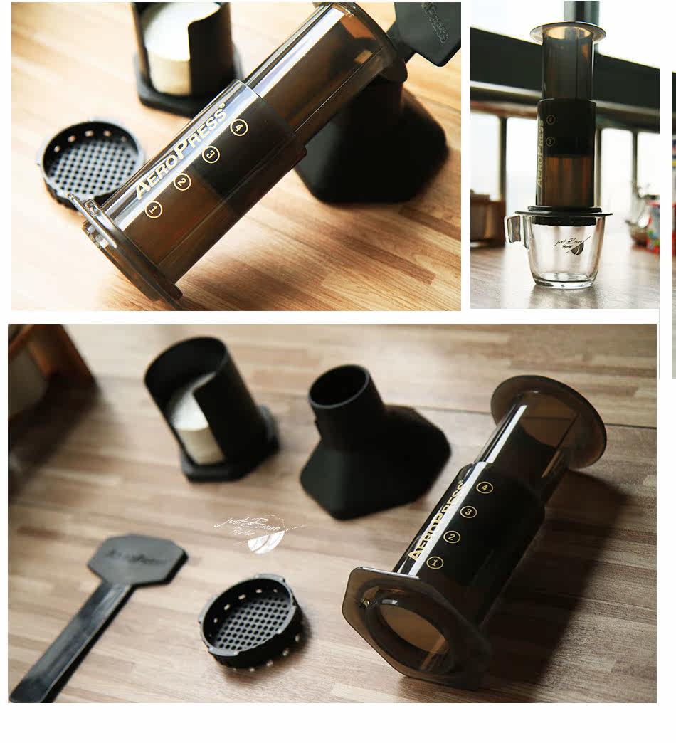 第四代 爱乐压aeropress 便携手压滤咖啡壶法压壶带滤纸送配件旅