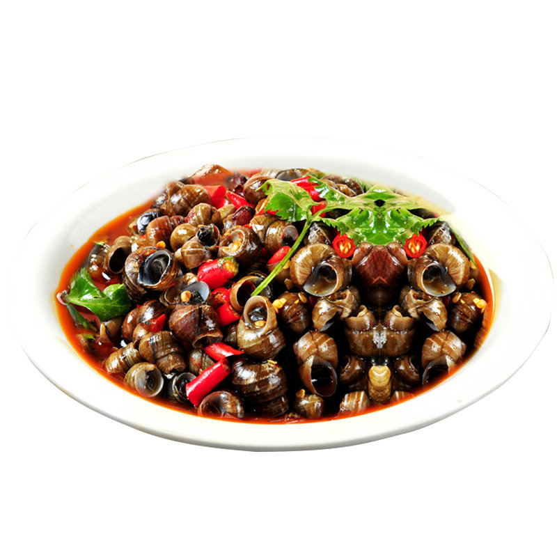 湖南特色香辣口味田螺炒嗦螺螺500g加热即食泥螺