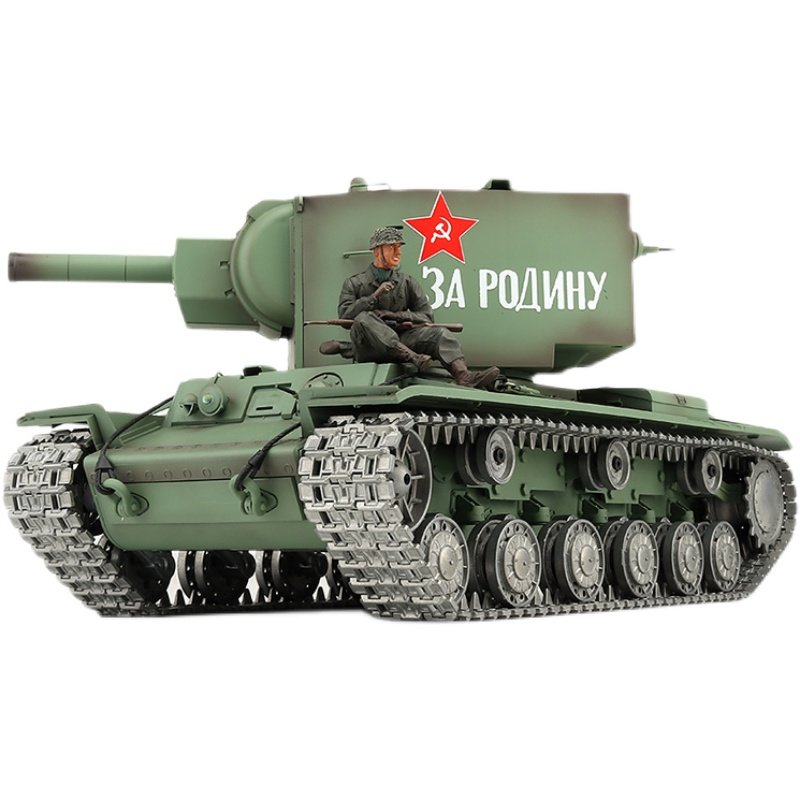 恒龙苏联kv2重型坦克模型金属攀爬越野履带电动
