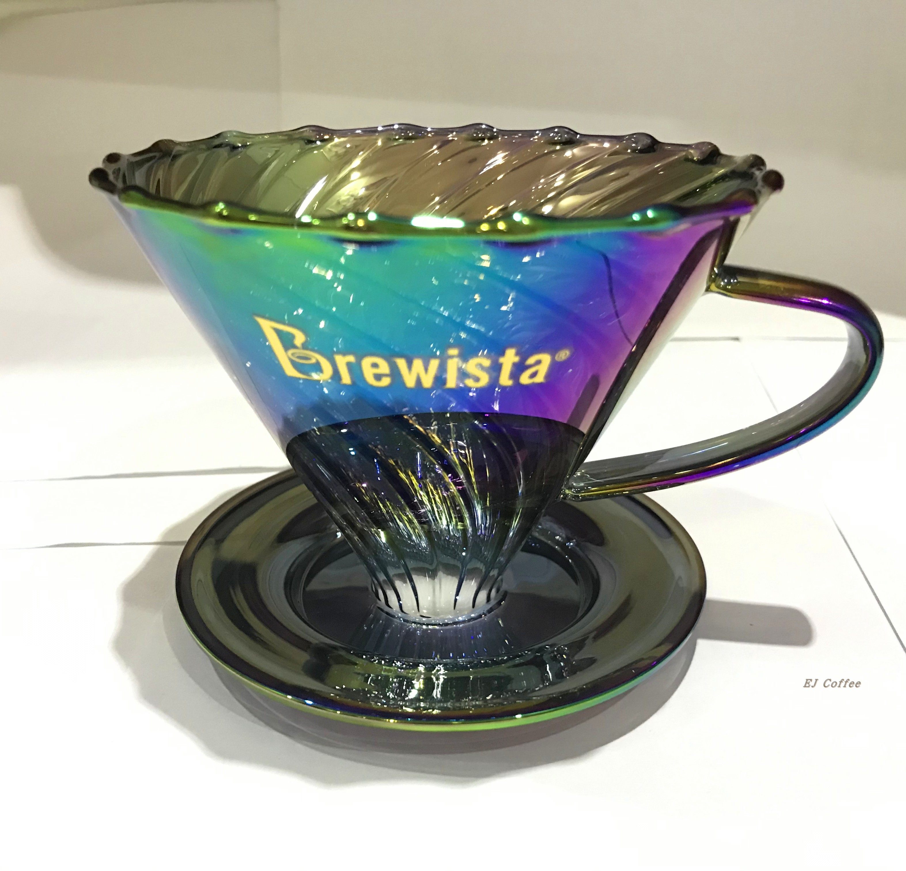 brewista手冲咖啡图兰朵水晶滤杯分享炫彩皓月极光咖啡壶