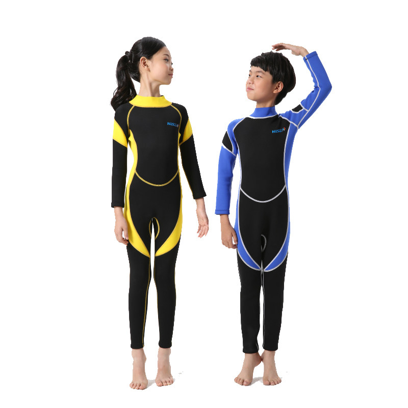 儿童长袖连体潜水服全身泳衣冲浪潜水25mm保暖潜水服