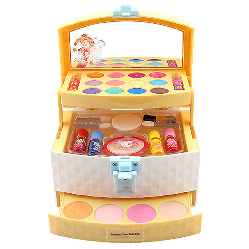 迪士尼儿童化妆品小女孩套装公主彩妆盒玩具冰雪奇缘爱莎生日礼物