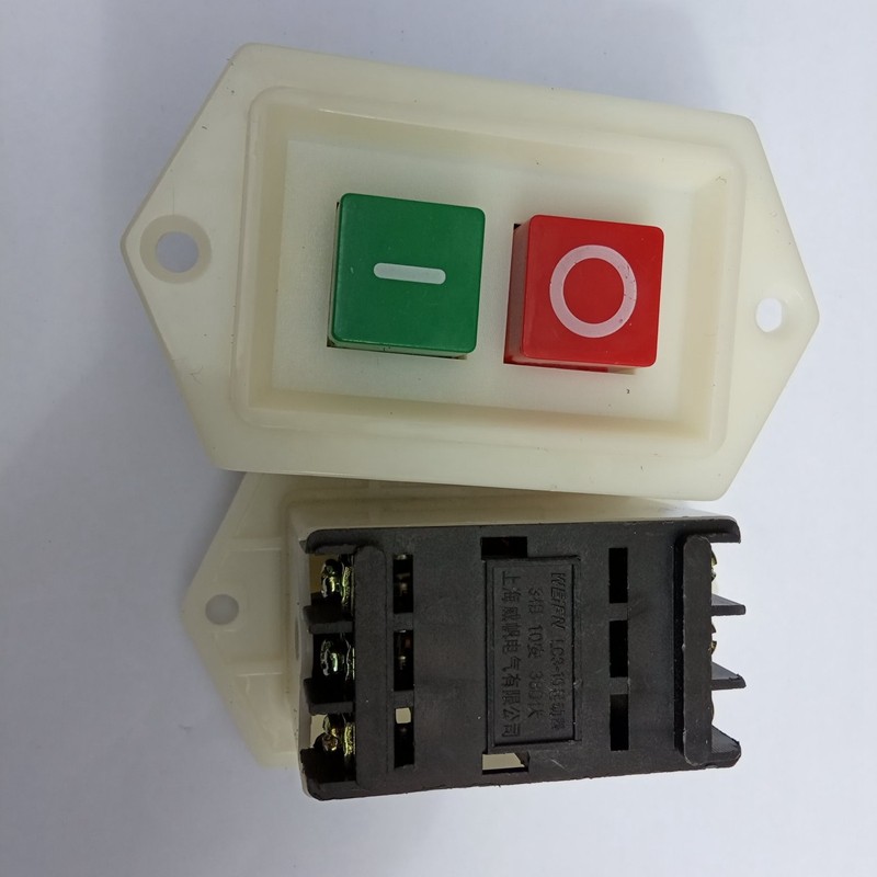 开关上海威帆lc310按钮启动台钻砂轮轮机切割机按钮