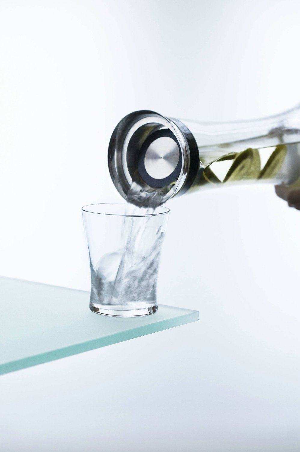 正品丹麦menu water jug凉水瓶冷水壶大号玻璃0.8/1.3l德国直邮