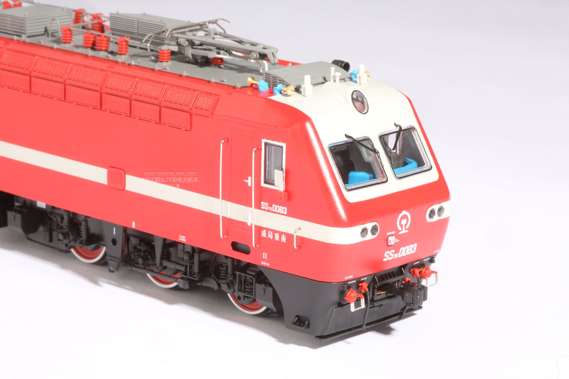 ho火车模型mtc韶山7ess7e电力机车火车模型