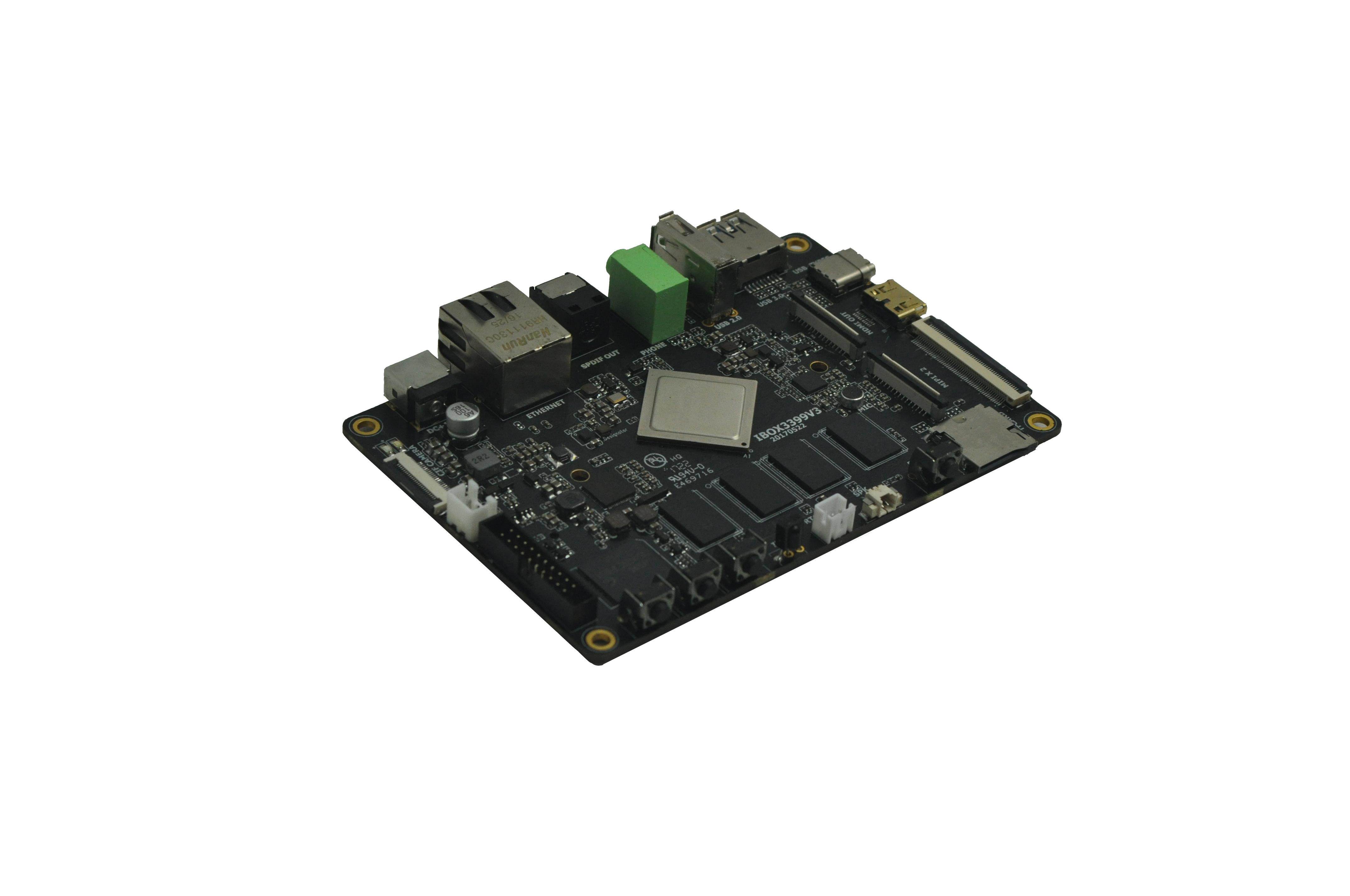 瑞芯微rk3399开发板ibox3399安卓71linuxqt六核arm主板firefly