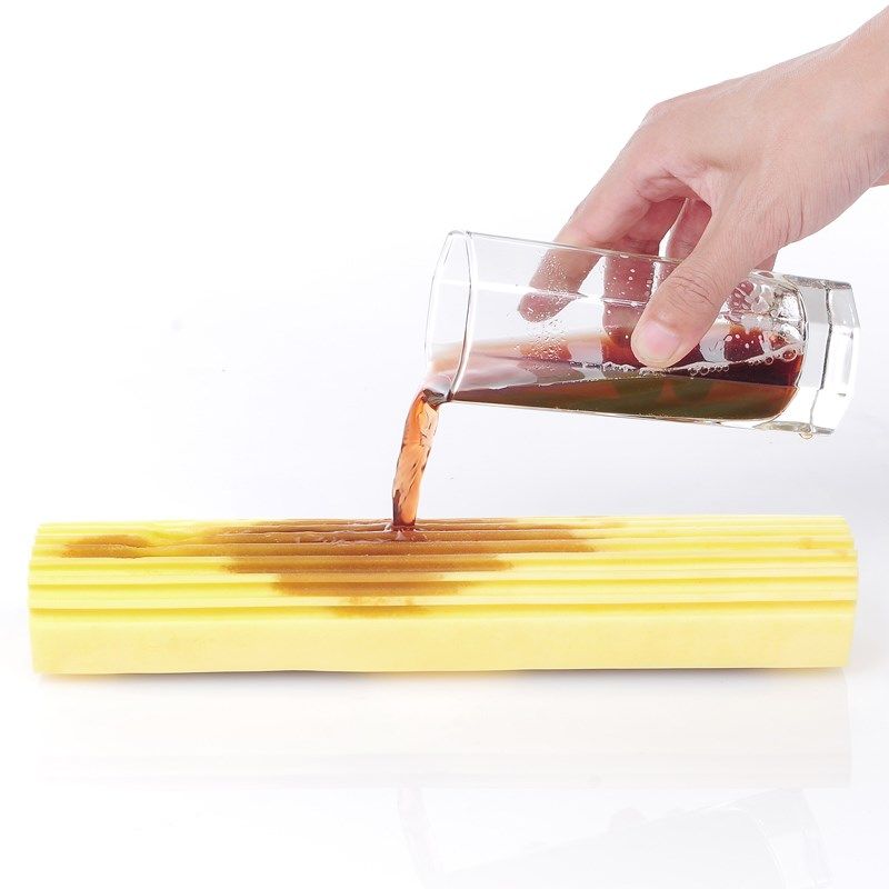 天猫吸水海绵对折式挤水免手洗拖把头