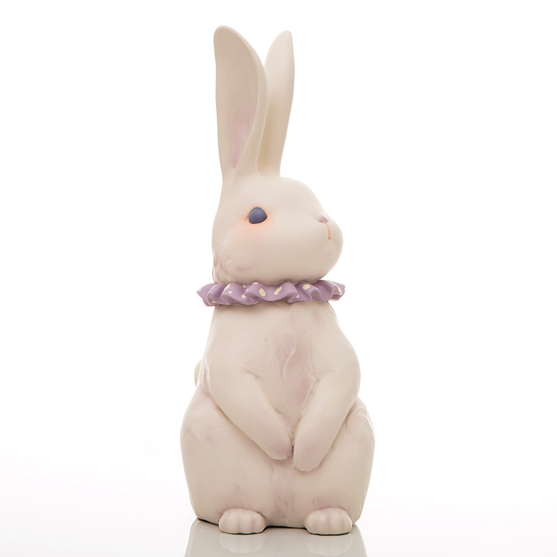 可米生活白夜童话七月月兔现代简约小兔子家居桌面摆件