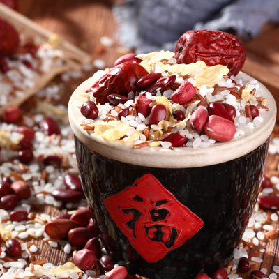 红五谷什锦八宝粥米原料组合250克真空袋装五谷杂粮粥米组合