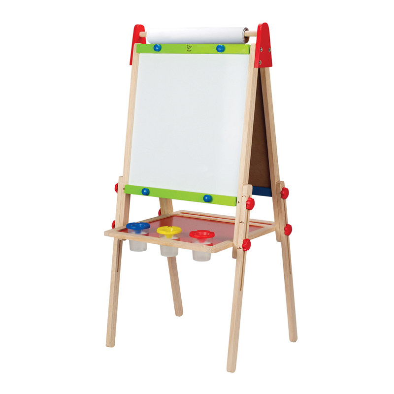 hape儿童升降画架双面画板36岁宝宝写字益智玩具画板