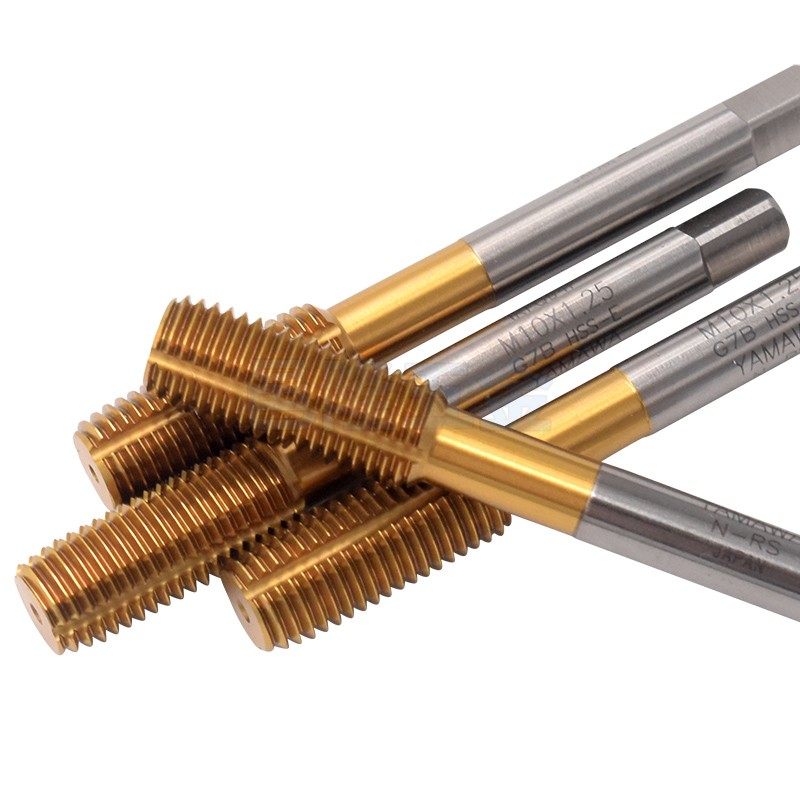 挤压日本yamawa细牙机用镀丝攻m8m10m12m14m20不锈钢丝锥机用丝锥
