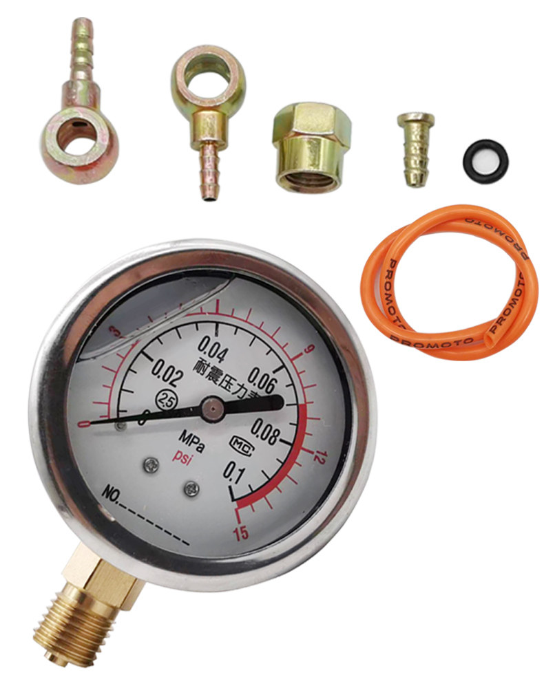 增压器压力表气压涡轮测量量表防震油泵工具喷油嘴