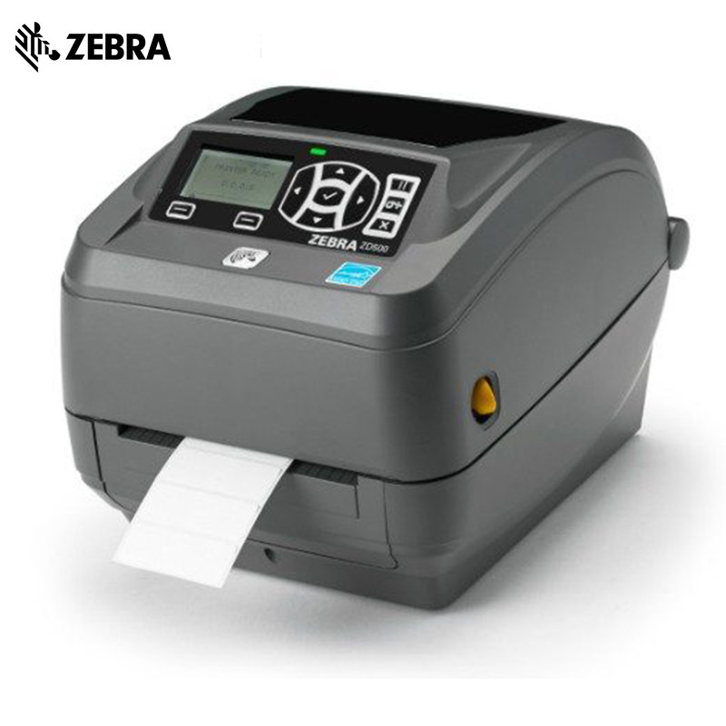 uhf超高频rfid打印机zebra斑马zd500r200dpi电子标签标签机