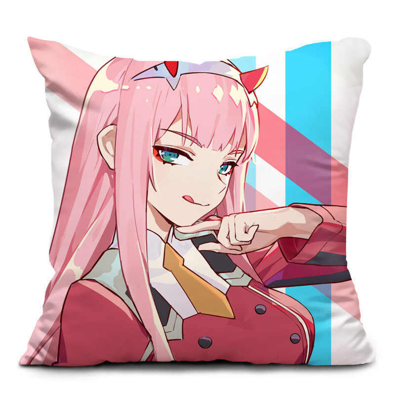 darlinginthefranxx周边02动漫抱枕二次元双面靠垫枕头礼物品