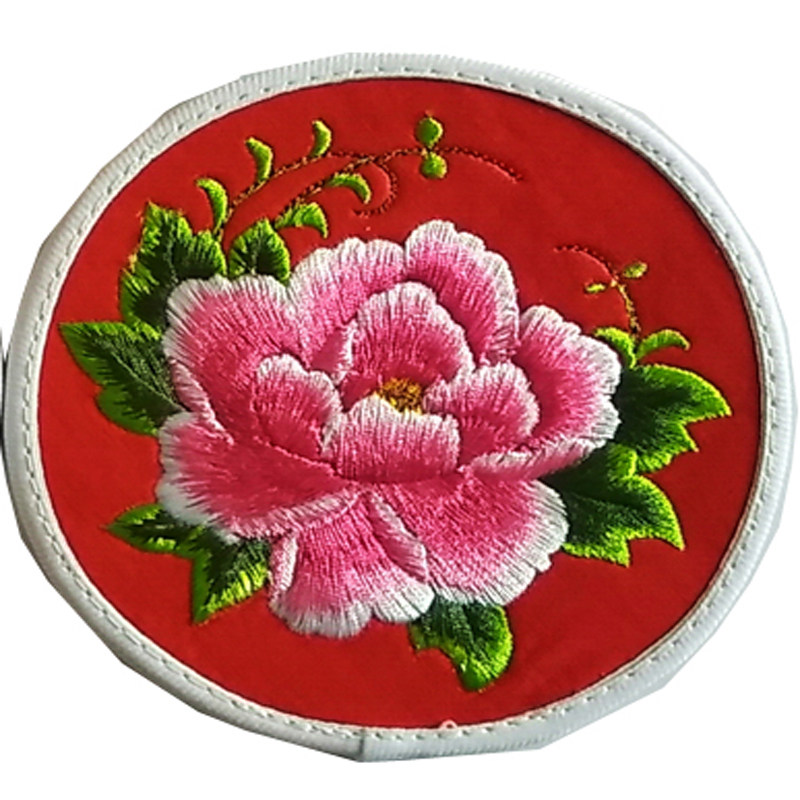 庆阳香包绣花枕头顶顶自做一对长方形枕头头顶刺绣布贴