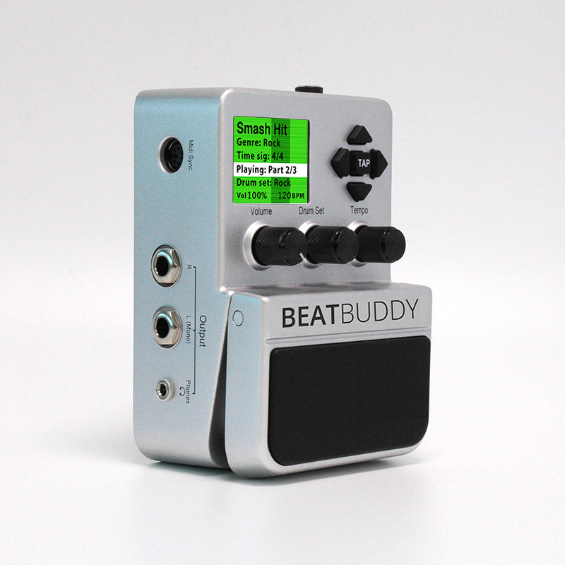 美国beatbuddyminibb鼓机2代节奏机弹唱吉他贝斯单块效果器