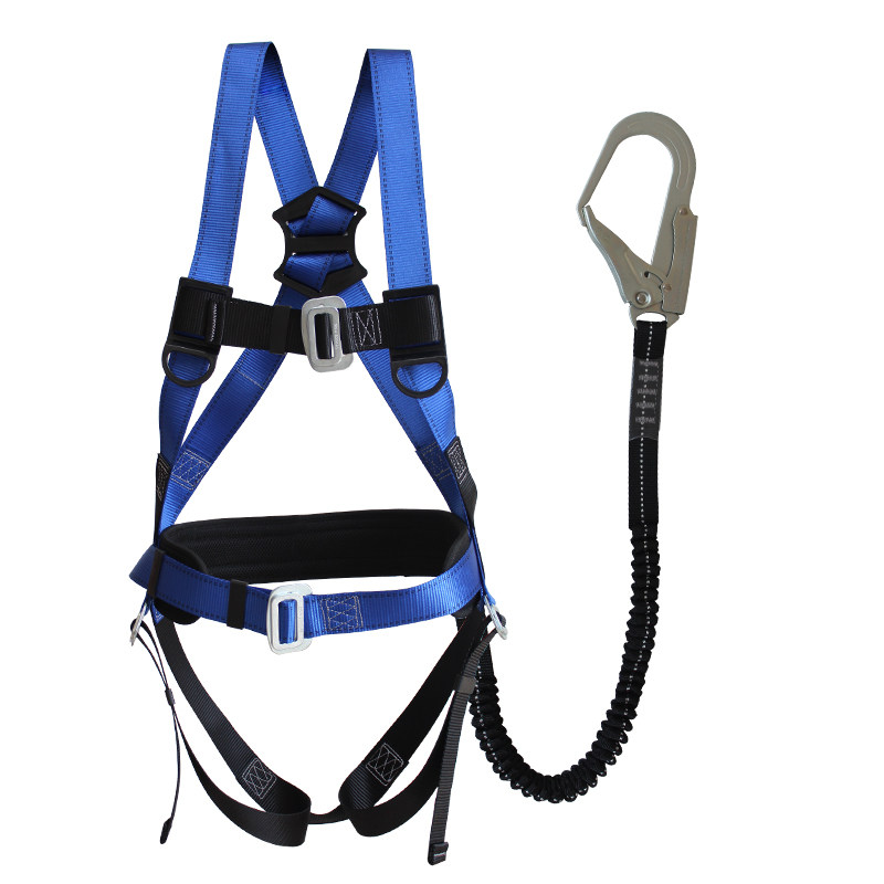 户外高空作业坠落悬挂全身五点点式国标安全带弹力安全带