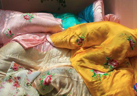 真丝被套被罩质感被面软缎婚庆结婚棉被被套