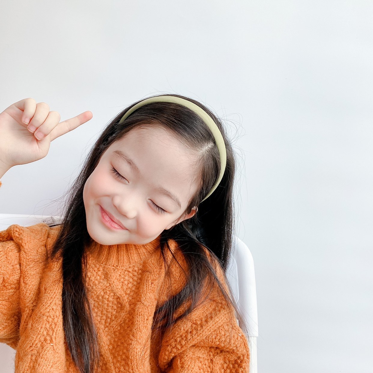 简单基础款小学生发箍奶油色韩国儿童头箍宝宝头饰发饰女童