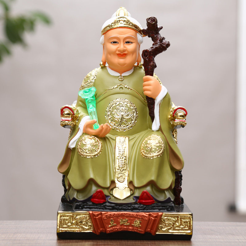 土地公婆神像社公招财招财居居家风水摆件福德摆件