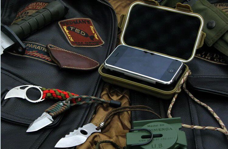 cooyoo户外edc防水盒防防震密封收纳野外生存装备其他防护救生装备