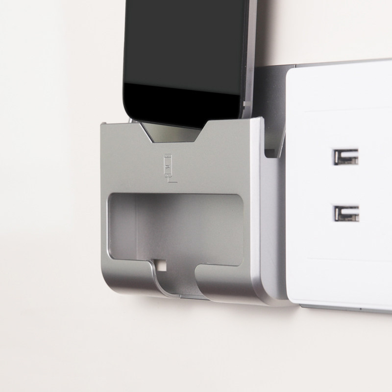 五孔床头墙壁手机充电支架酒店插座手机支架